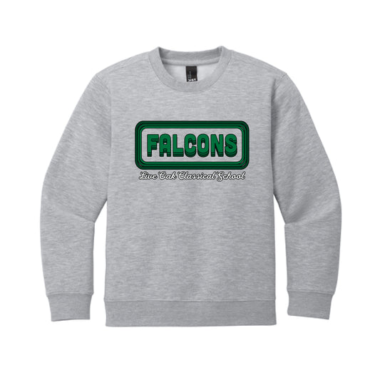 The Groovy Falcons | Youth Light Heather Grey Sweatshirt