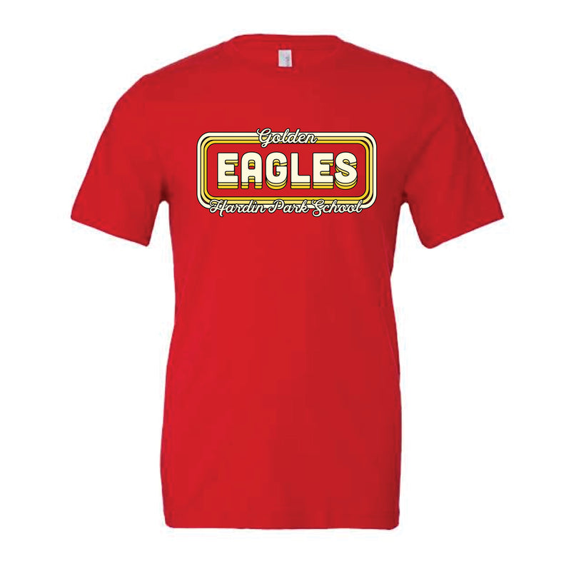 The Groovy Golden Eagles | Adult Red Tee