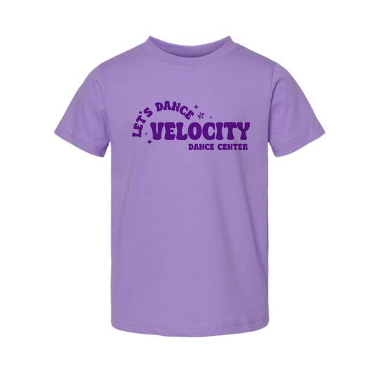 The Groovy Let's Dance | Toddler Lavender Tee