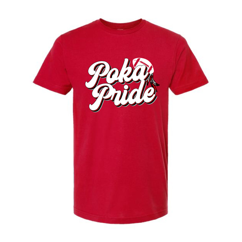 The Groovy Poka Pride | Red Oversized Tee