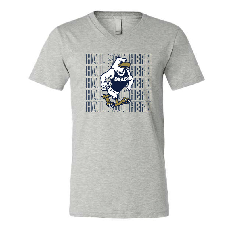 The Hail Southern Repeat | Athletic Heather V-Neck Tee