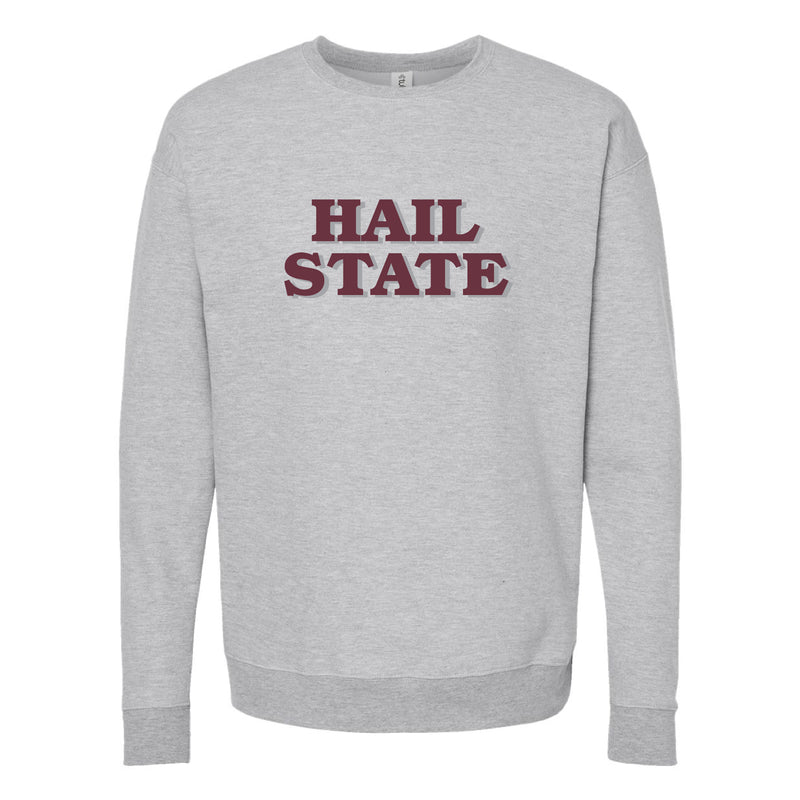 The Hail State Block | Heather Grey Sweatshirt