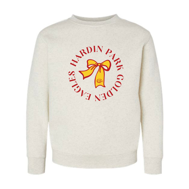 The Hardin Park Bow | Youth Natural Heather Sweatshirt