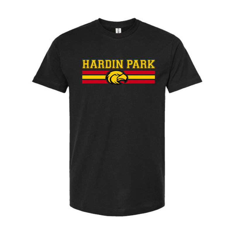 The Hardin Park Power Stripe | Black Oversized Tee