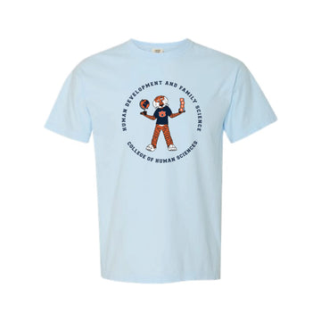 The HDFS Aubie | Adult Chambray Tee