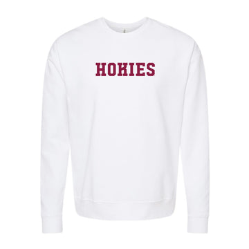The Hokies Block | White Sweatshirt