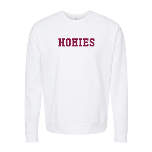 The Hokies Block | White Sweatshirt