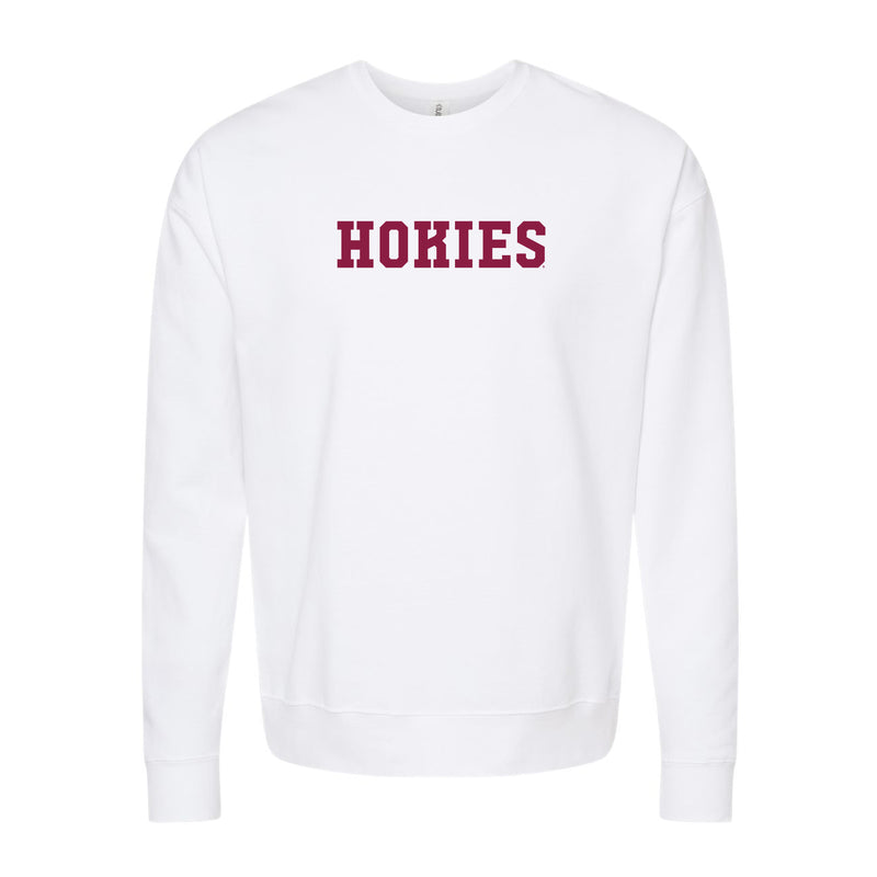 The Hokies Block | White Sweatshirt