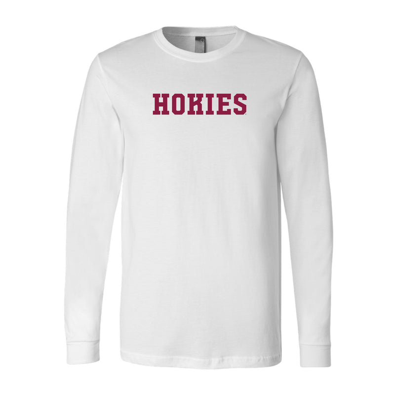 The Hokies Block | White Long Sleeve