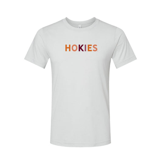 The Hokies Multi  | Heather Silver Tee