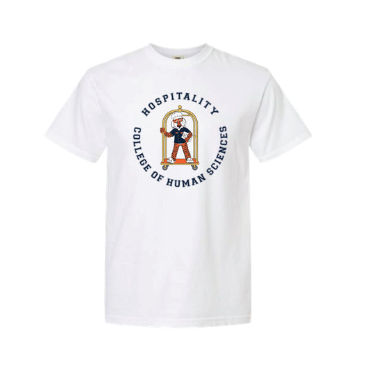 The HOSP Aubie | Adult White Tee
