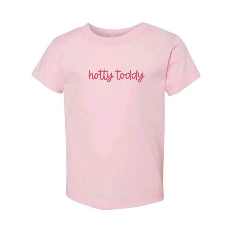 The Hotty Toddy Cursive | Pink Toddler Tee