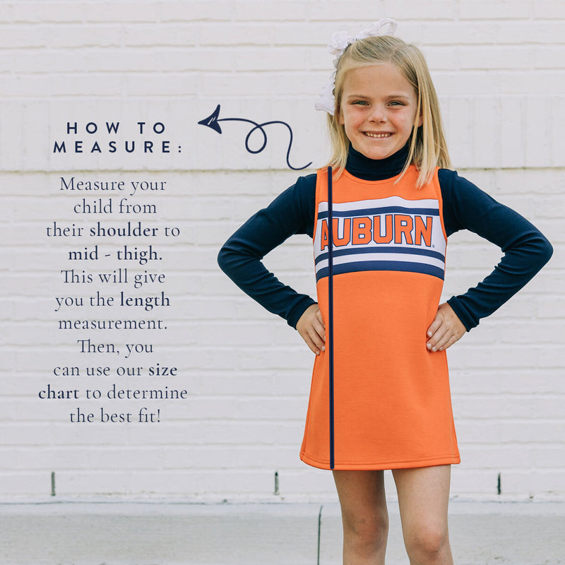 The Wake Forest University | Black Striped Cheer Dress