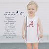 The Arkansas State | White V-Neck Cheer Dress