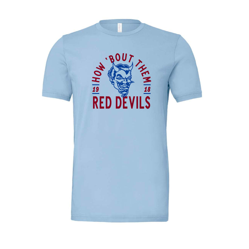 The How About Them Red Devils | Baby Blue Tee