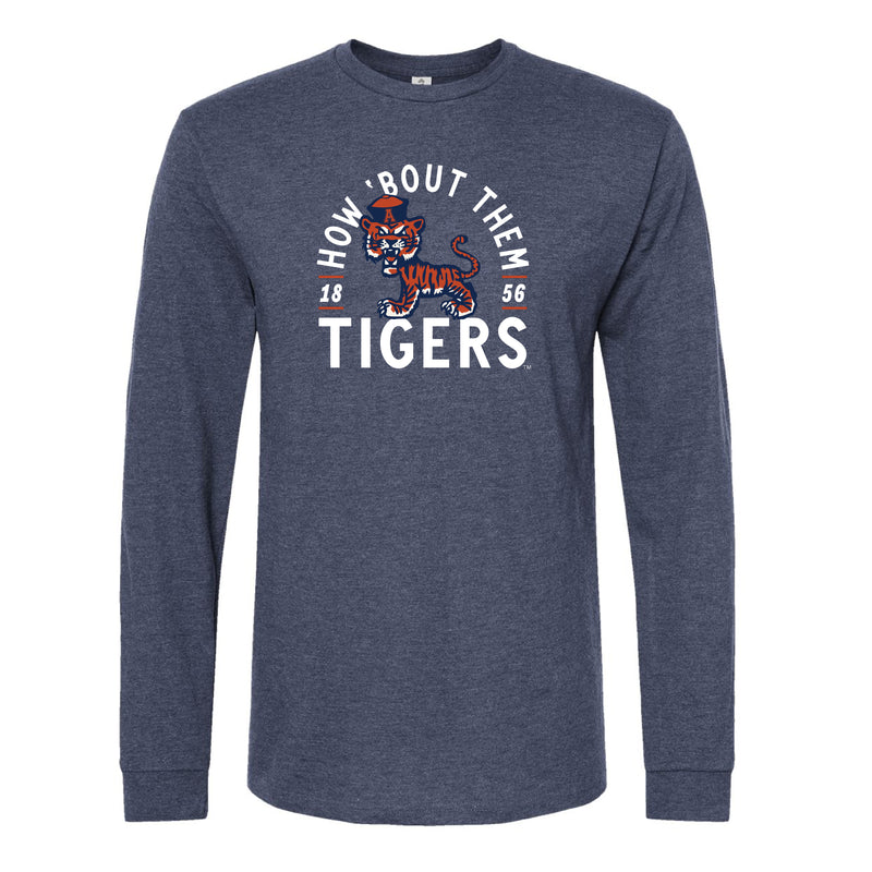 The How Bout Them Tigers | Heather Denim Long Sleeve