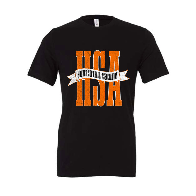 The HSA Banner | Black Tee