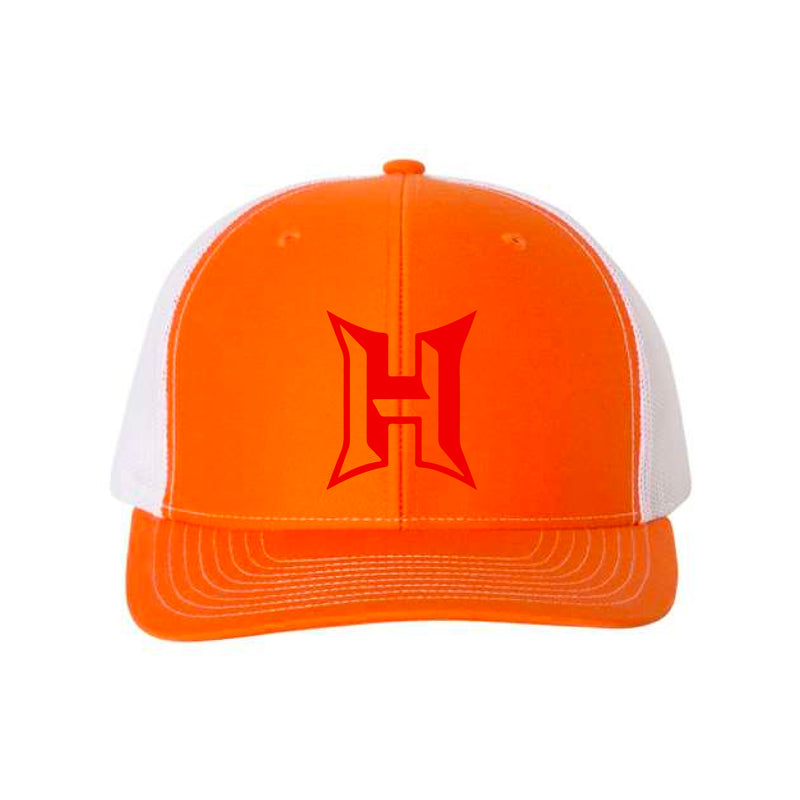 The HSA Logo | Orange Retro Trucker Cap