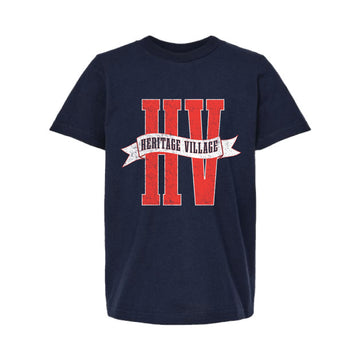 The HV Banner | Navy Oversized Tee