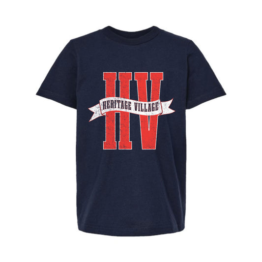 The HV Banner | Navy Oversized Youth Tee
