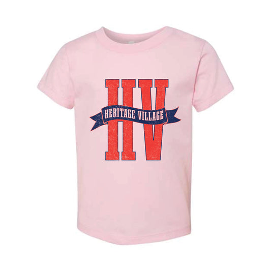 The HV Banner | Pink Toddler Tee