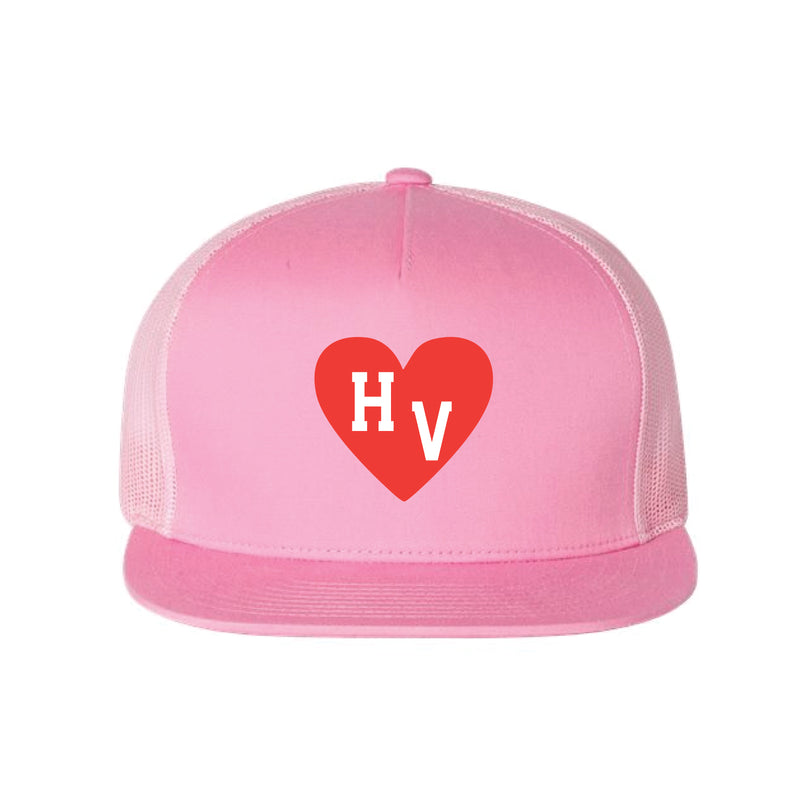 The HV Heart | Pink Trucker Cap
