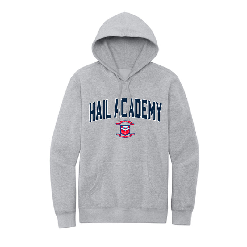 The Hail Academy | Light Heather Grey Hoodie