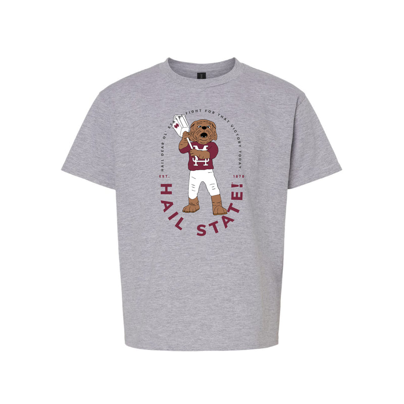 The Hail State Bully | Youth Sport Grey Tee