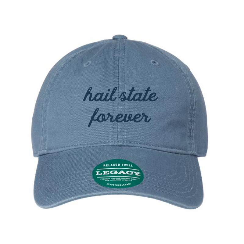 The Hail State Forever Embroidered | Lake Blue Legacy Dad Hat