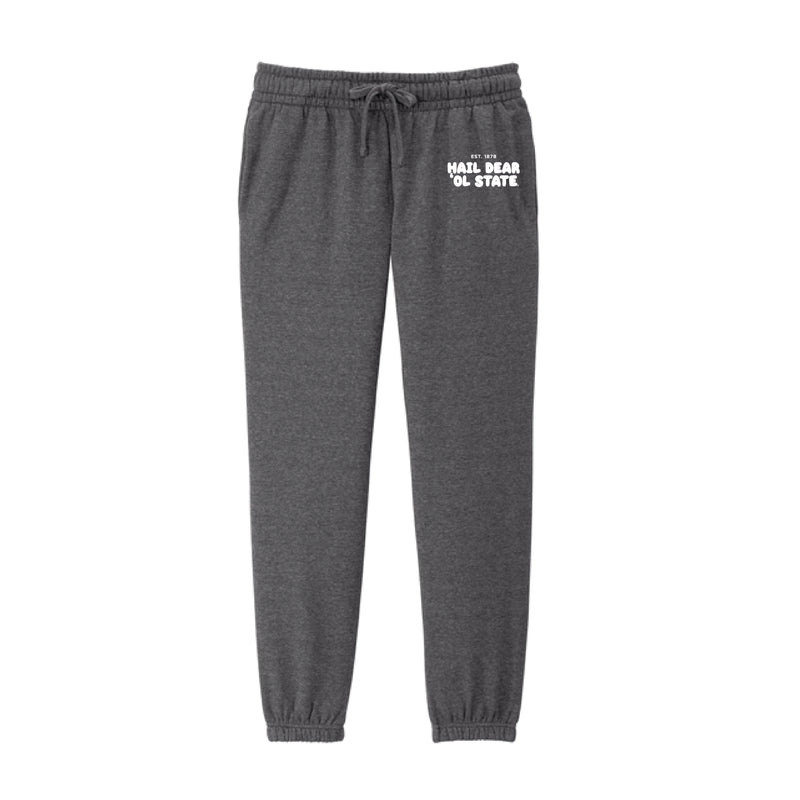 The Hail State Puff | Heathered Charcoal Joggers