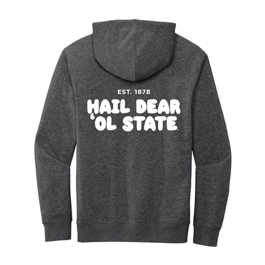 The Hail State Puff | Heathered Charcoal Hoodie