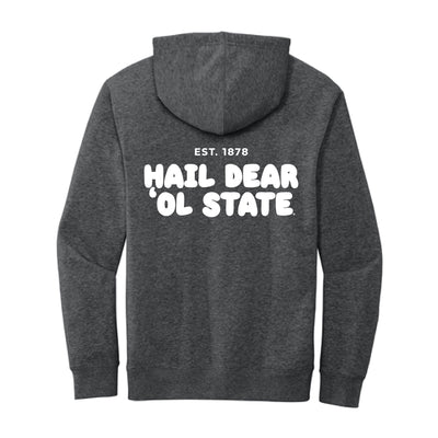 The Hail State Puff | Heathered Charcoal Hoodie