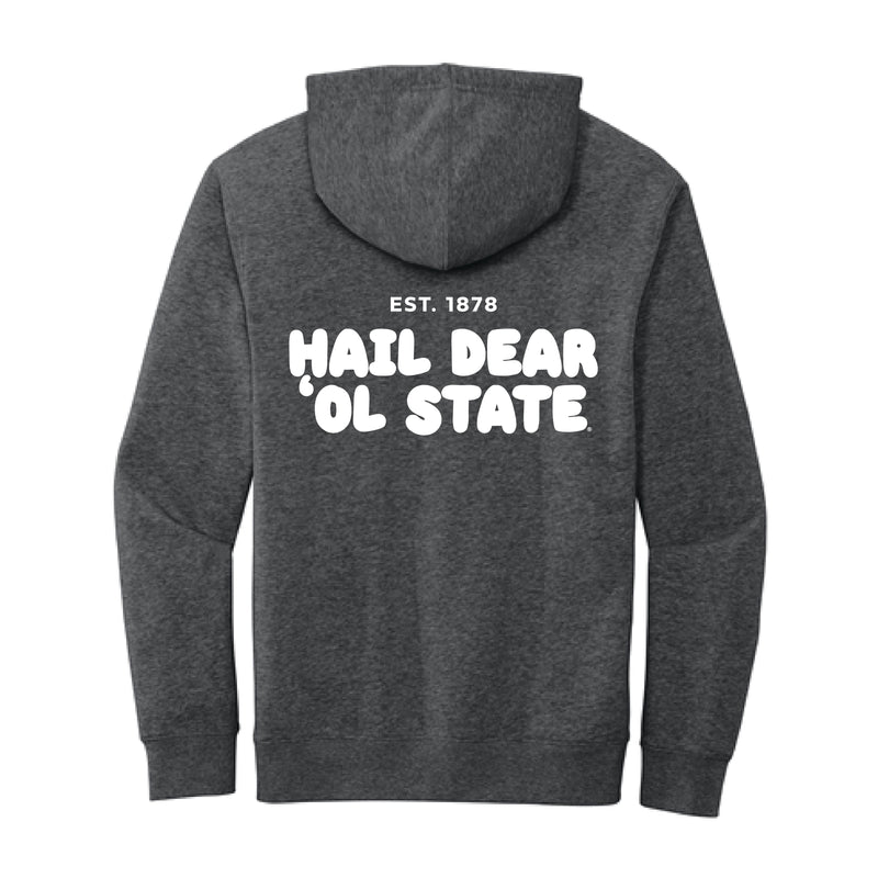 The Hail State Puff | Heathered Charcoal Hoodie