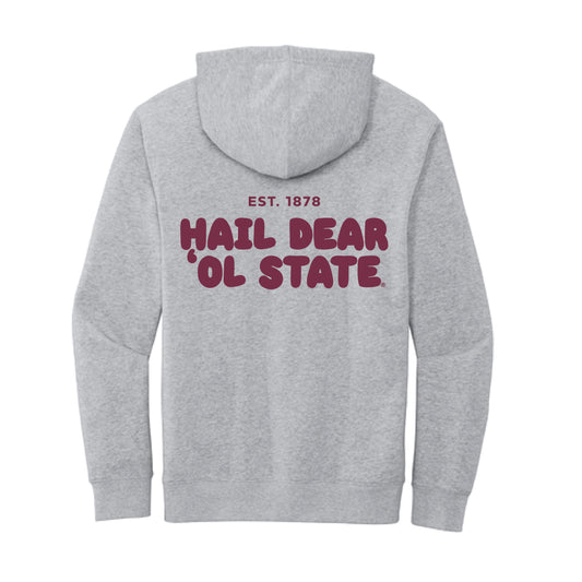 The Hail State Puff | Youth Light Heather Grey Sweatshirt