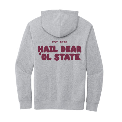 The Hail State Puff | Youth Light Heather Grey Sweatshirt