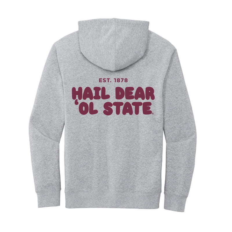 The Hail State Puff | Youth Light Heather Grey Sweatshirt