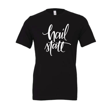 The Hail State Script | Black Tee