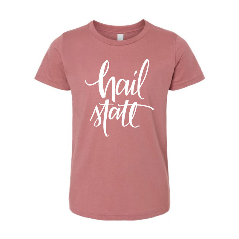 The Hail State Script | Youth Mauve Tee