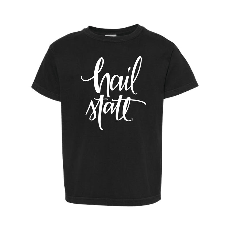 The Hail State Script | Youth Black Tee