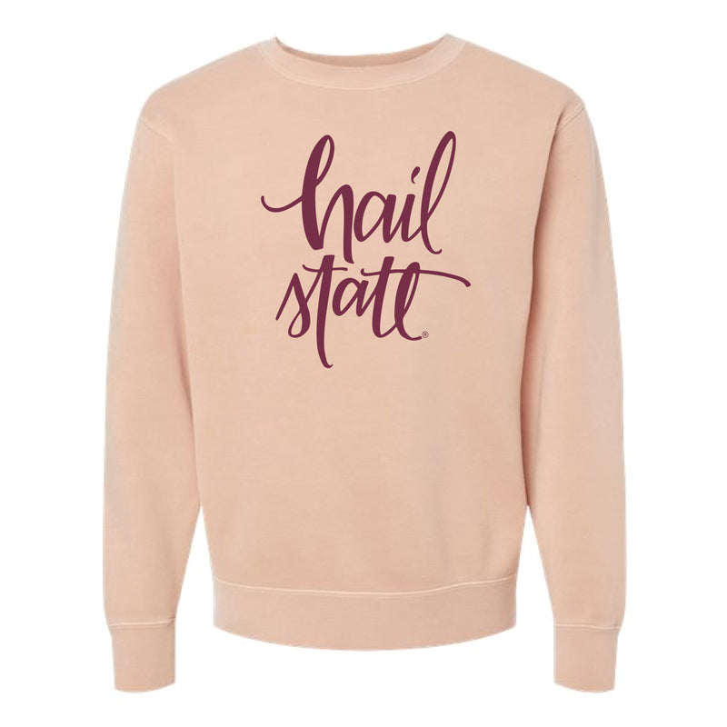 The Hail State Script | Dusty Pink Sweatshirt