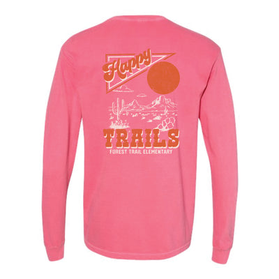 The Happy Trails | Adult Crunchberry Long Sleeve Tee