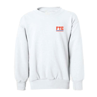 The Happy Trails | Youth White Crewneck Sweatshirt