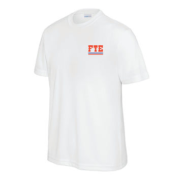 The Happy Trails | Youth White Performance Tee