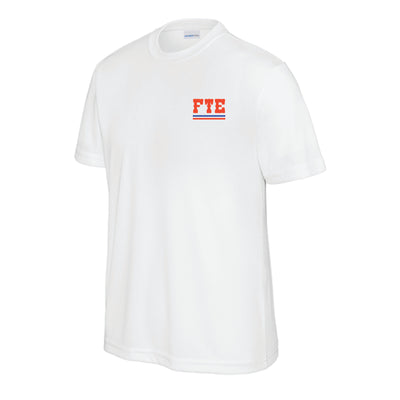 The Happy Trails | Youth White Performance Tee
