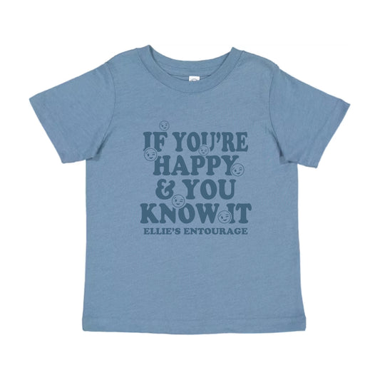 The Happy & You Know It | Indigo Toddler Tee