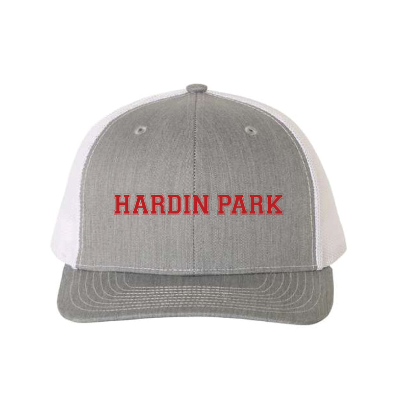 The Hardin Park Block | Embroidered Heather Grey/White Richardson Cap