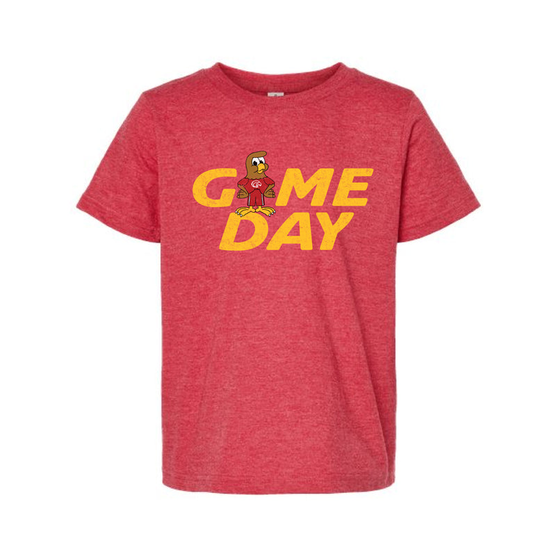 The Hardin Park Gameday  | Youth Heather Red Oversized Tee