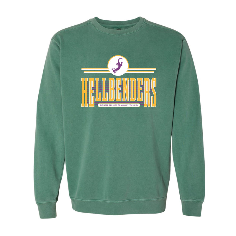 The Hellbenders Stripes | Light Green Sweatshirt