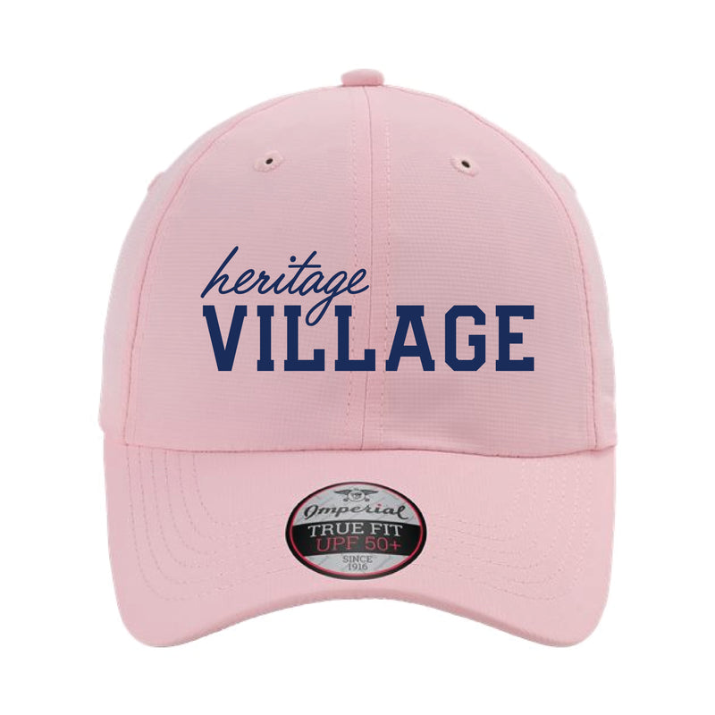 The Heritage Village Hat | Embroidered Pink Hat