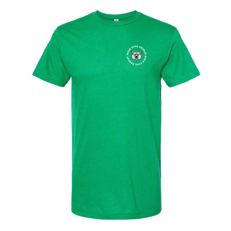 The High Five Friday | Heather Grass Green Youth Tee